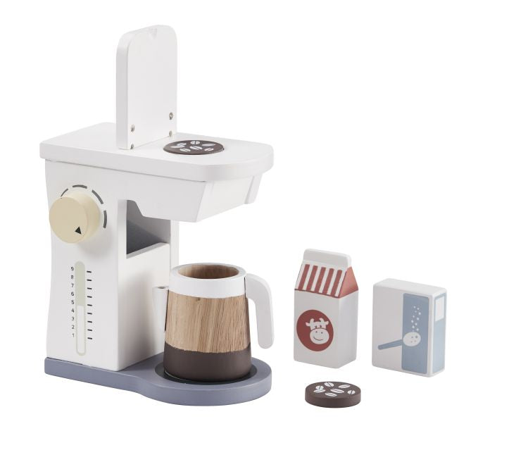 Kaffeemaschine mit Zubehör, Kids Concept, Küche & Kaufladen, ab 3 jahre, holzspielzeug, küche