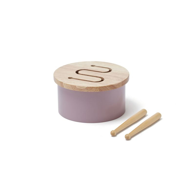 Trommel klein lila, Kids Concept, , ab 18 monate, holzspielzeug, musikinstrumente