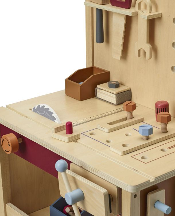 Werkbank Kid's Hub, Kids Concept, , ab 36 monate, holzspielzeug, rollenspiele