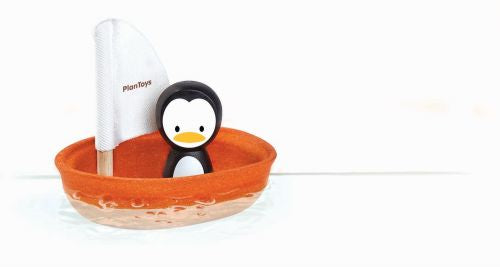 Segelboot Pinguin, Plantoys, , ab 12 monate, badespielzeug, Bestseller