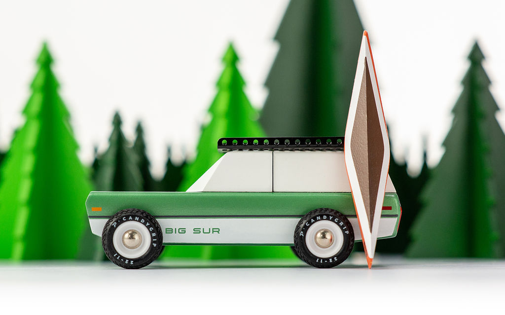 Holzauto Americana - Big Sur - Grün, Candylab, Autos & Co, ab 3 jahre, auto