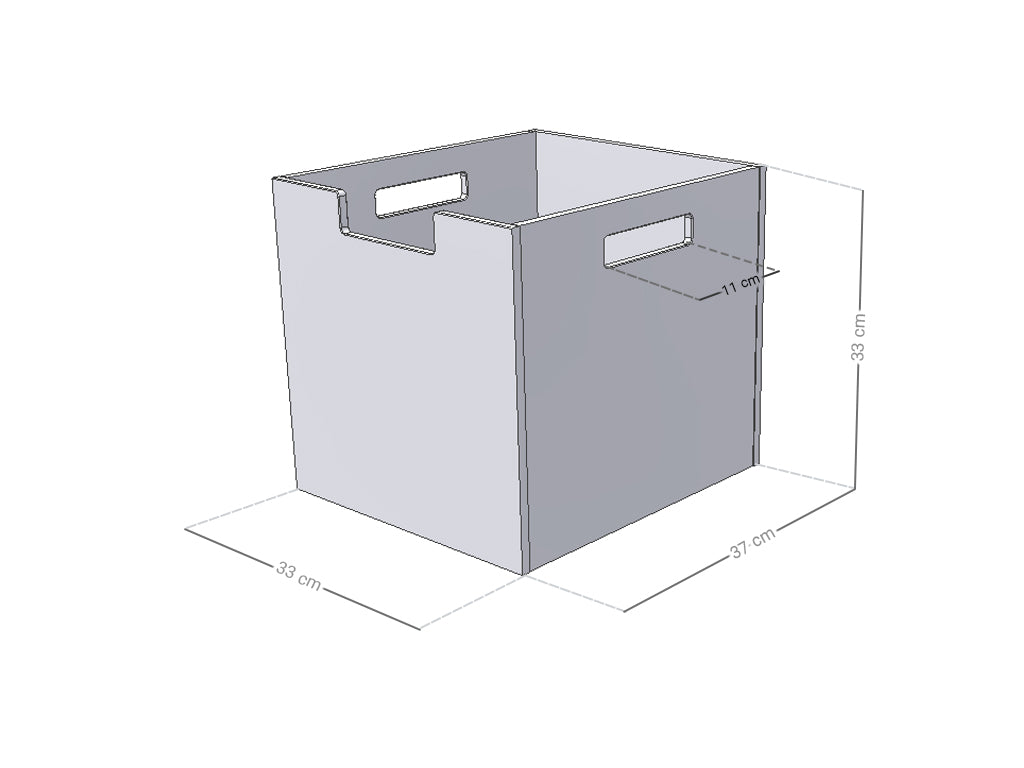 Holzaufbewahrungsbox BOKS mit rechteckigem Ausschnitt, Benlemi, Aufbewahrung, aufbewahrung, holzkiste, regale