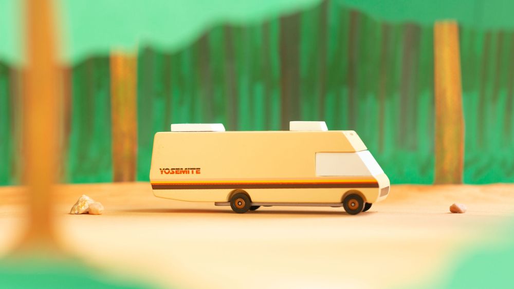 Holzauto Candycar - Yosemite Mobile Wohnwagen, Candylab, Autos & Co, ab 3 jahre, auto