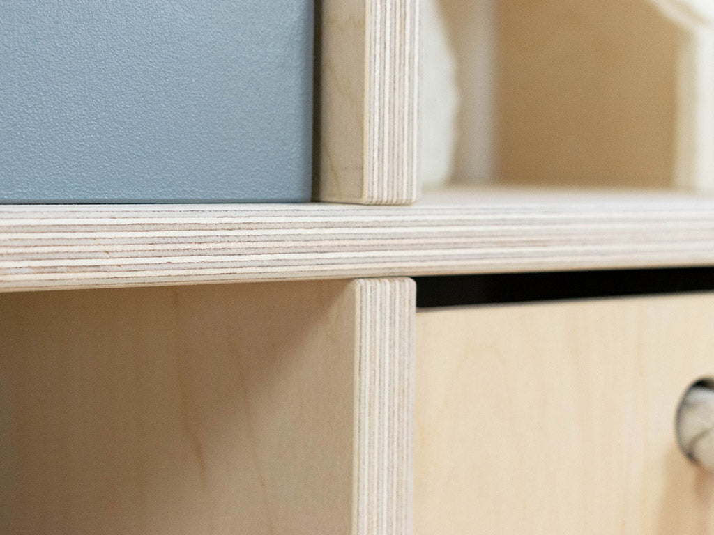 Holzregal NABOKSY 2x2, Benlemi, Regale, regale