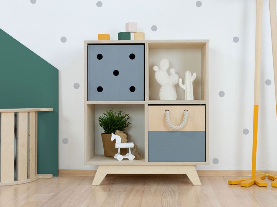 Holzaufbewahrungsbox BOKS mit Seilgriff, Benlemi, Aufbewahrung, aufbewahrung, holzkiste, regale