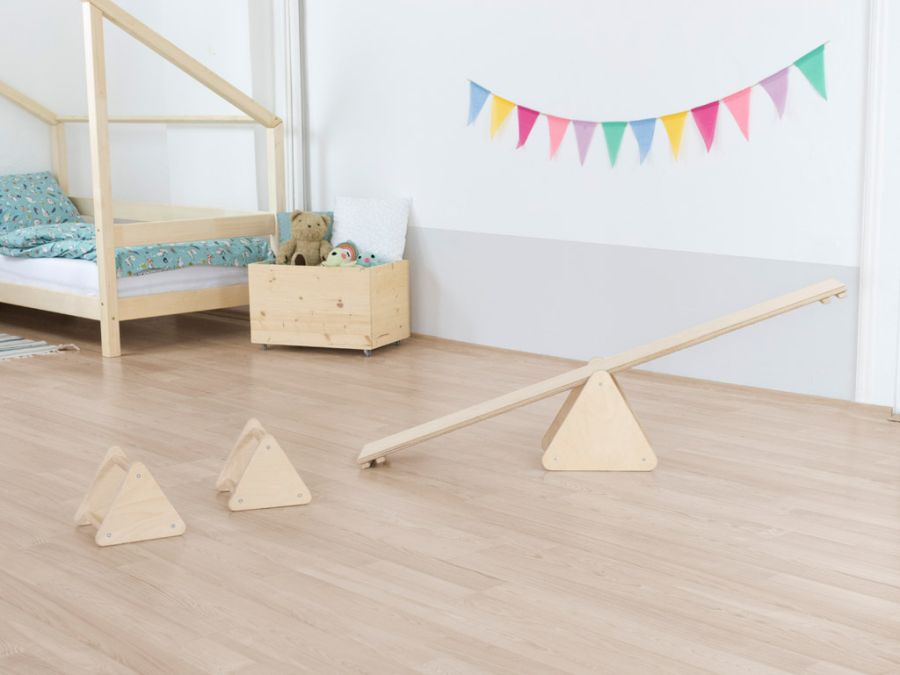 Montessori Balance-Set TRIANGLES, Benlemi, Klettern, Rutschen & Schaukeln, schaukel