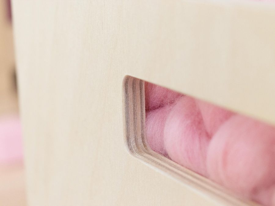 Holzaufbewahrungsbox BOKS mit einem rechteckigen Griff, Benlemi, Aufbewahrung, aufbewahrung, holzkiste, regale